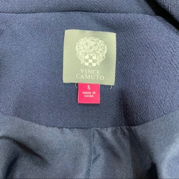 Vince Camuto Notch Collar Parisian Crepe Jacket - Picture 7 of 7